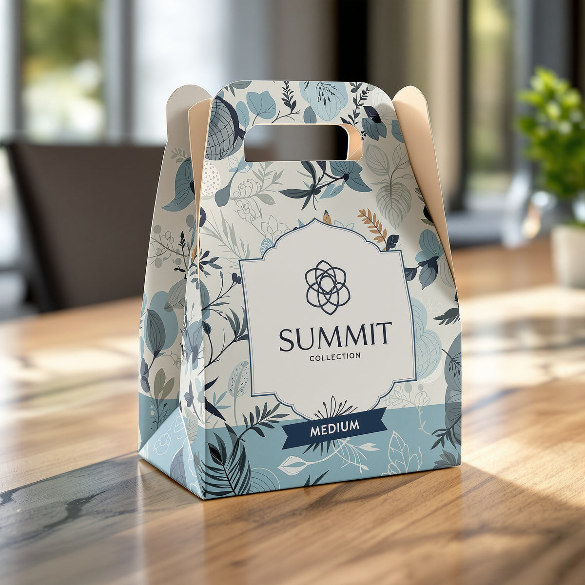 Custom Corporate Event Gable Boxes — illustrated design example