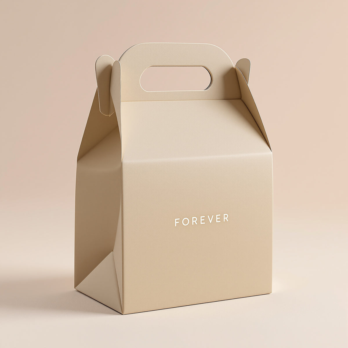 Custom Wedding Favor Gable Boxes — minimal design example