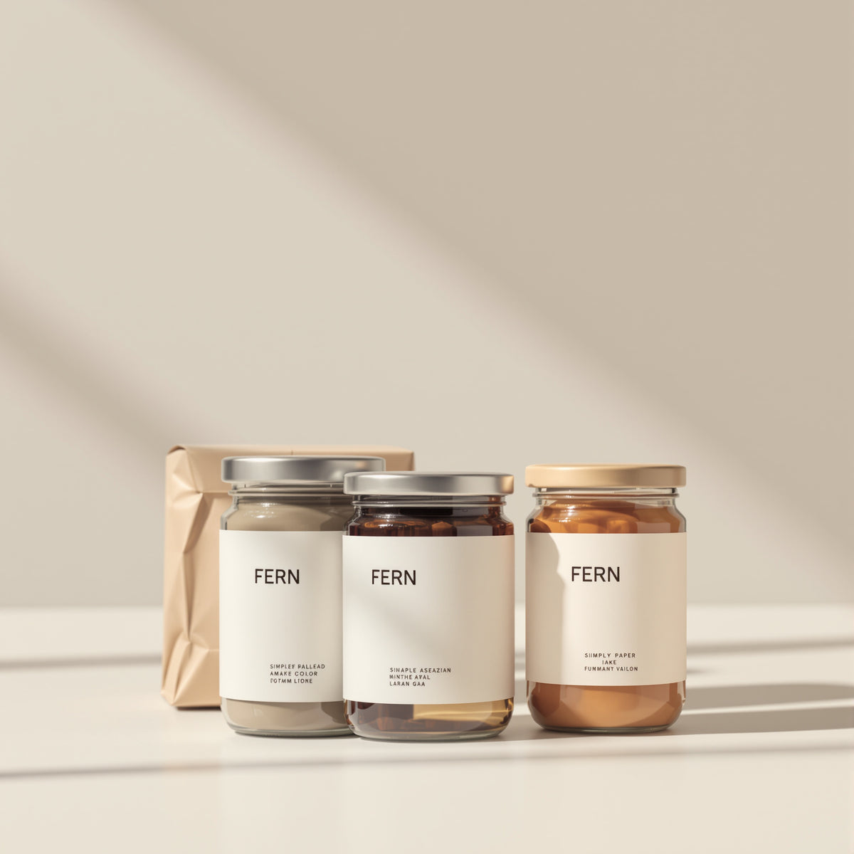 Product Labels — minimal design example