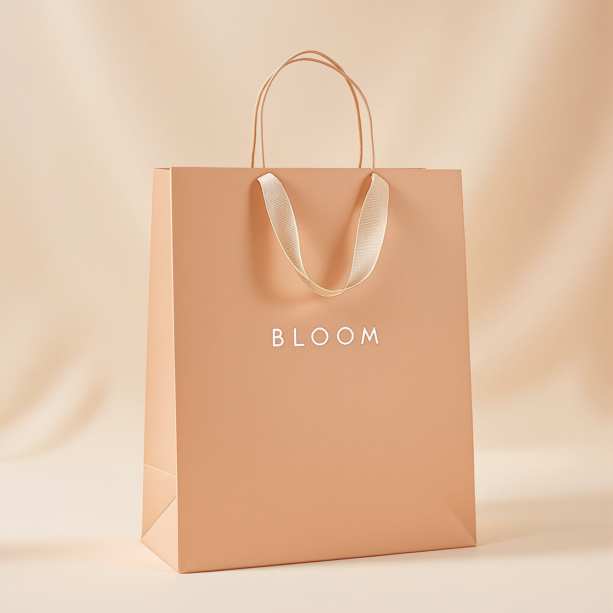 Custom Paper Gift Bags — minimal design example
