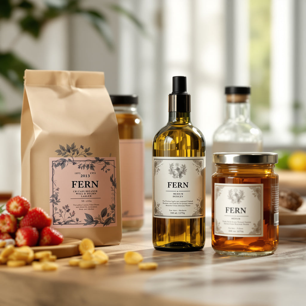Product Labels — illustrated design example