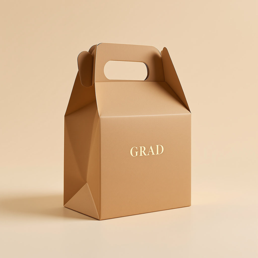 Custom Graduation Gable Boxes — minimal design example