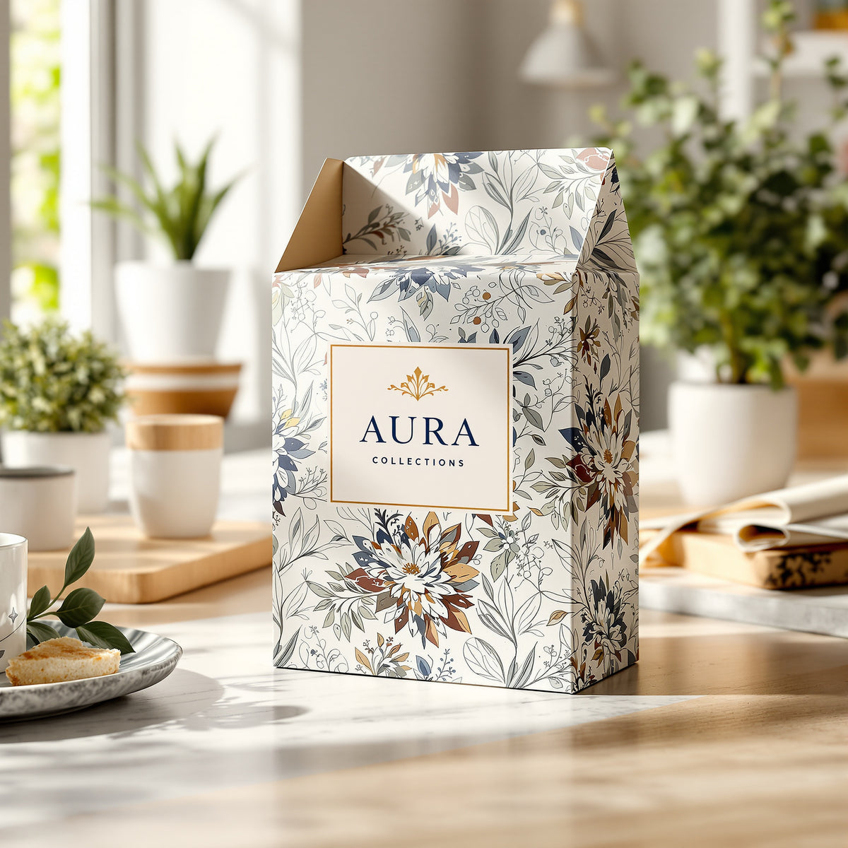 Custom Printed Paperboard Boxes — illustrated design example