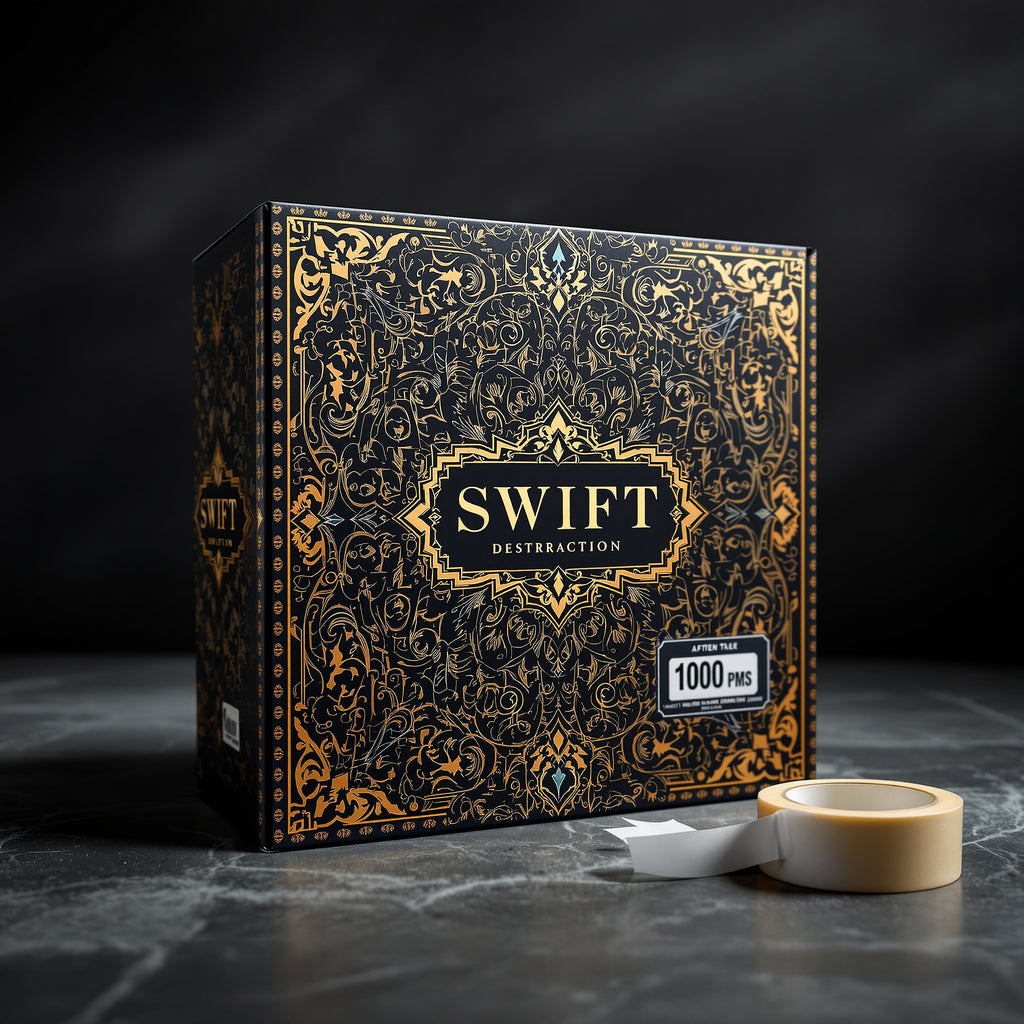 Ecommerce Shipping Boxes — luxury foil design example
