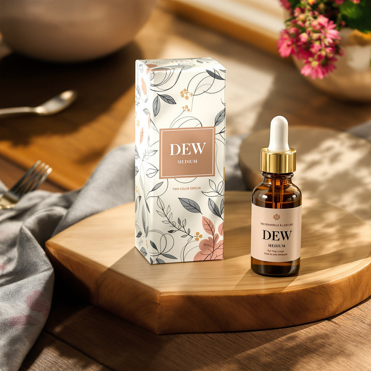 Custom Skincare Boxes — illustrated design example