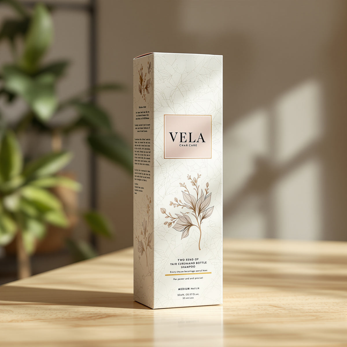Custom Haircare Boxes — illustrated design example
