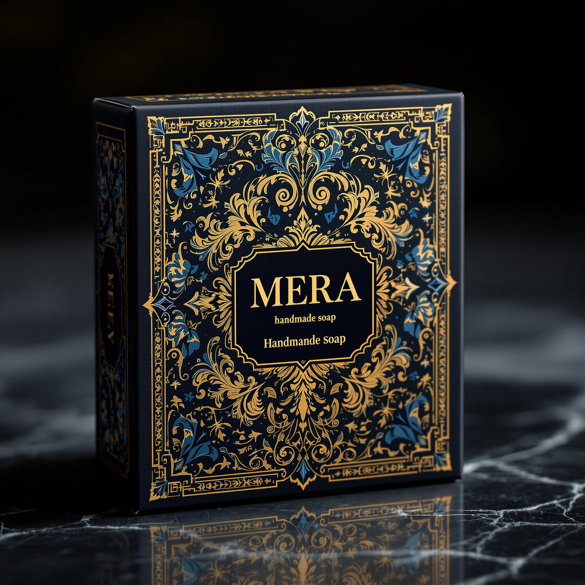 Custom Soap Boxes — luxury foil design example