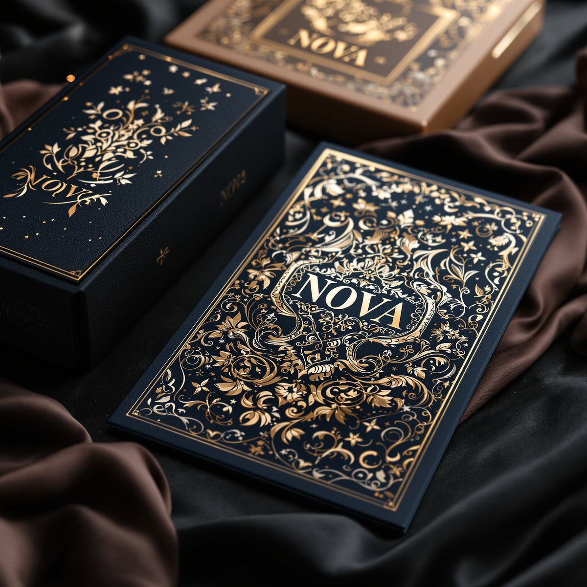Product Insert Cards — luxury foil design example