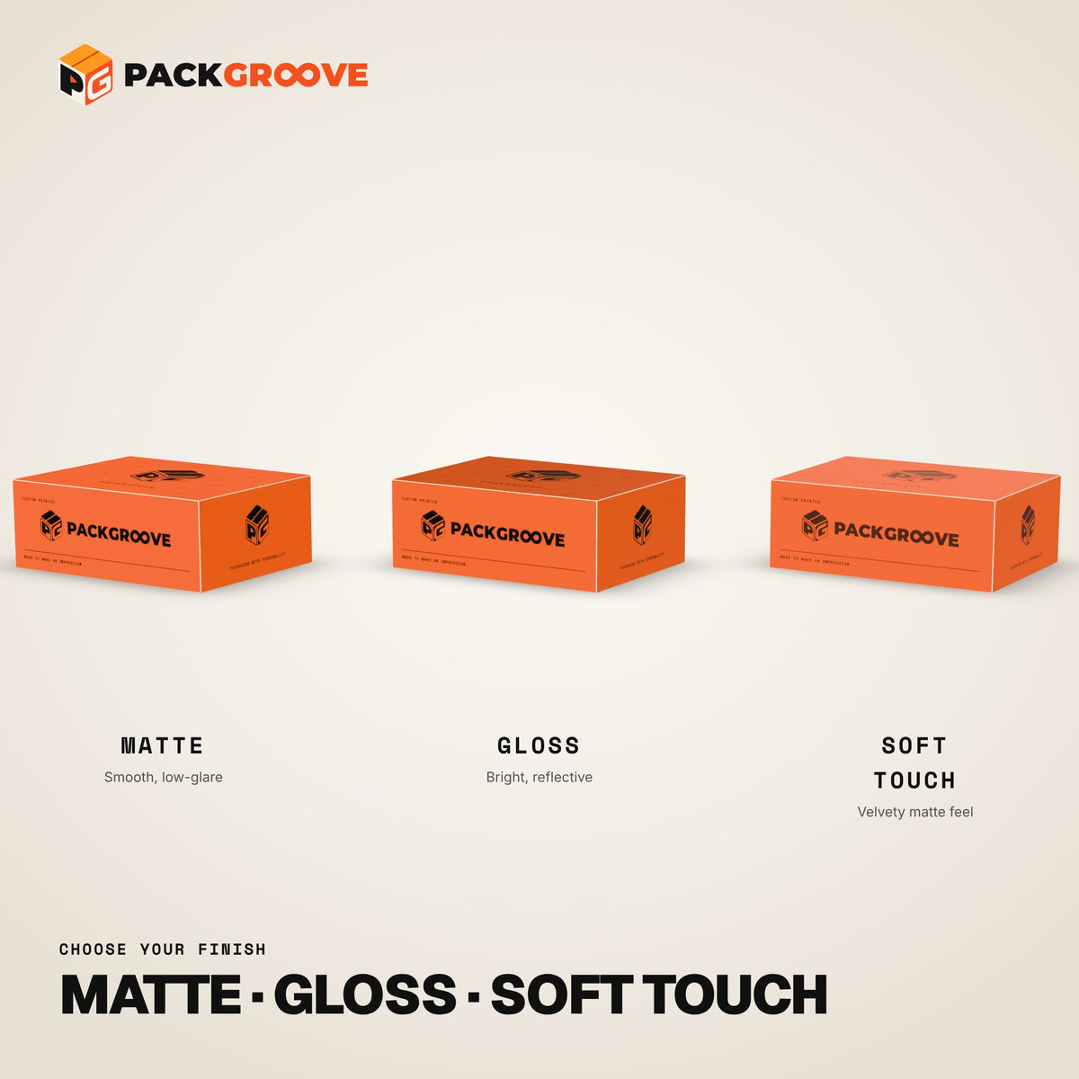 Custom Apparel Boxes – matte, gloss and soft-touch finishes
