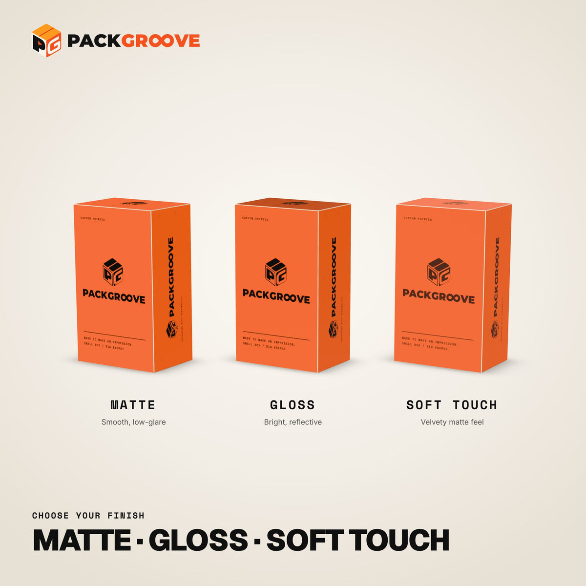 Custom Cosmetic Boxes – matte, gloss and soft-touch finishes