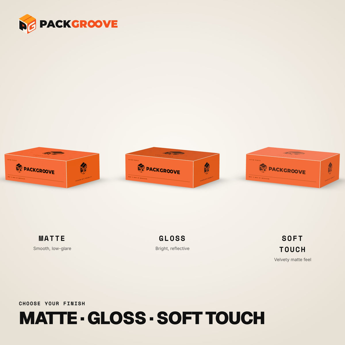 Custom Electronics Boxes – matte, gloss and soft-touch finishes