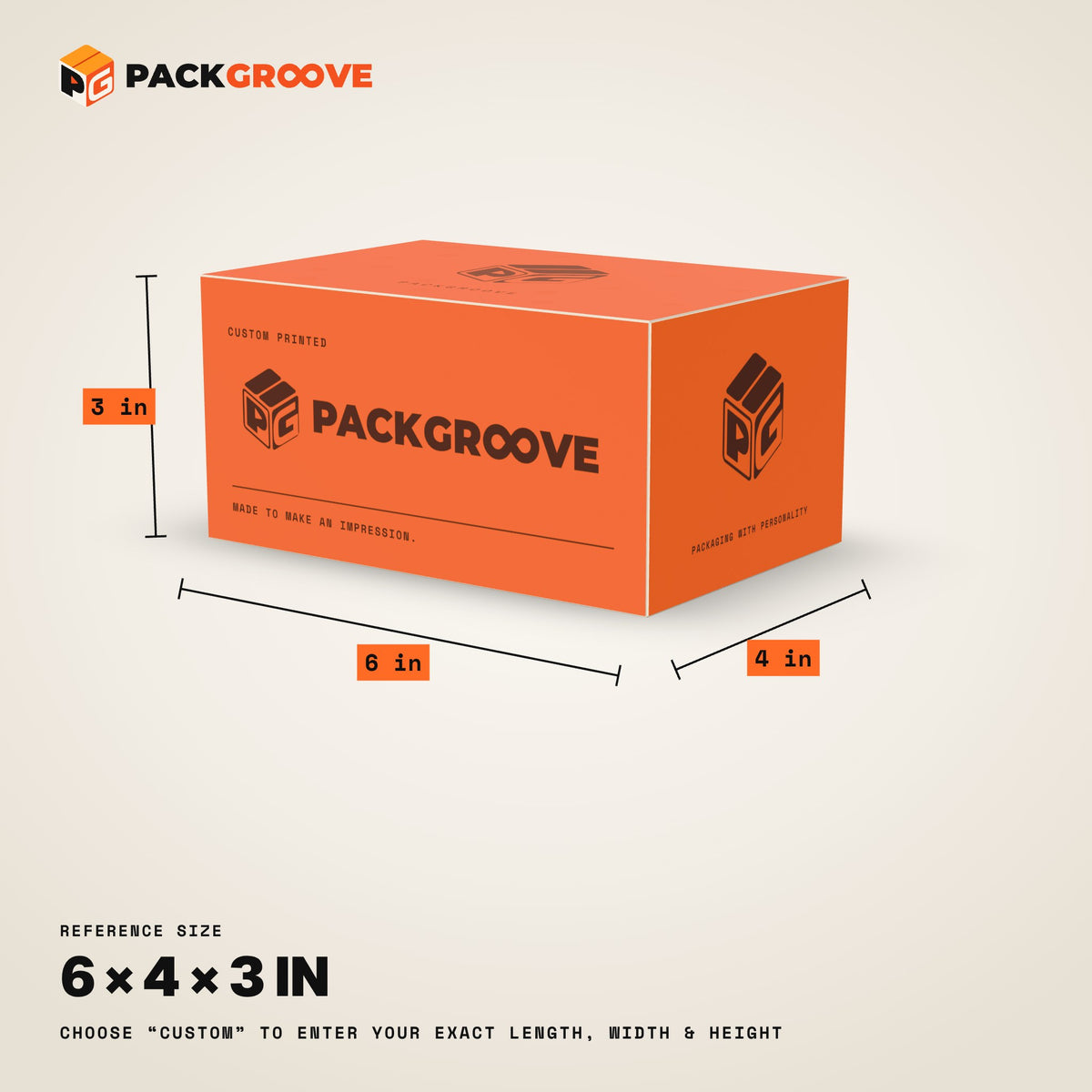 Custom Food & Bakery Boxes – reference size dimensions