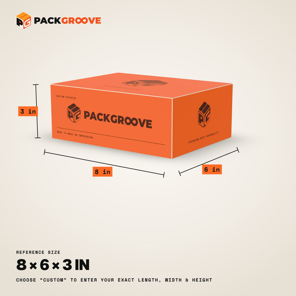 Custom Gift & Retail Boxes – reference size dimensions