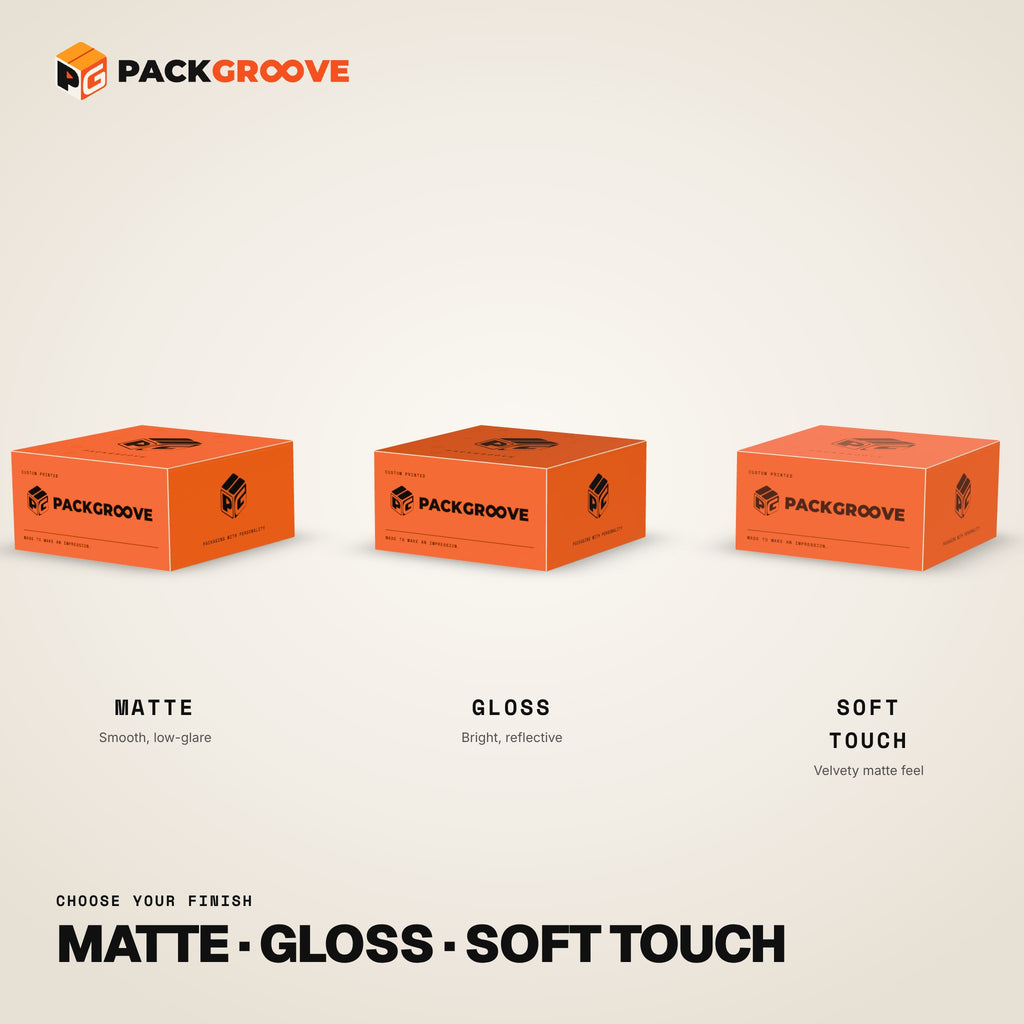 Custom Jewelry Boxes – matte, gloss and soft-touch finishes