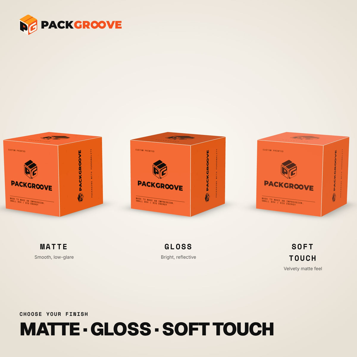 Custom Party Favor Boxes – matte, gloss and soft-touch finishes