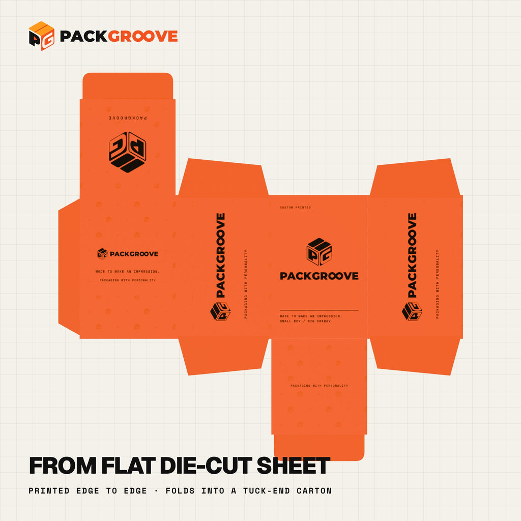 Custom Pet Treat Boxes – flat die-cut sheet