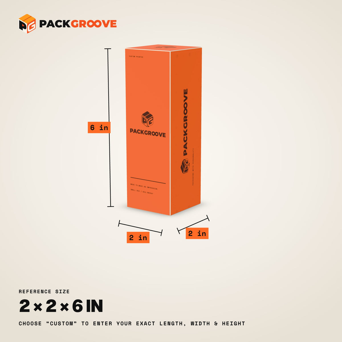 Custom Spice Boxes – reference size dimensions