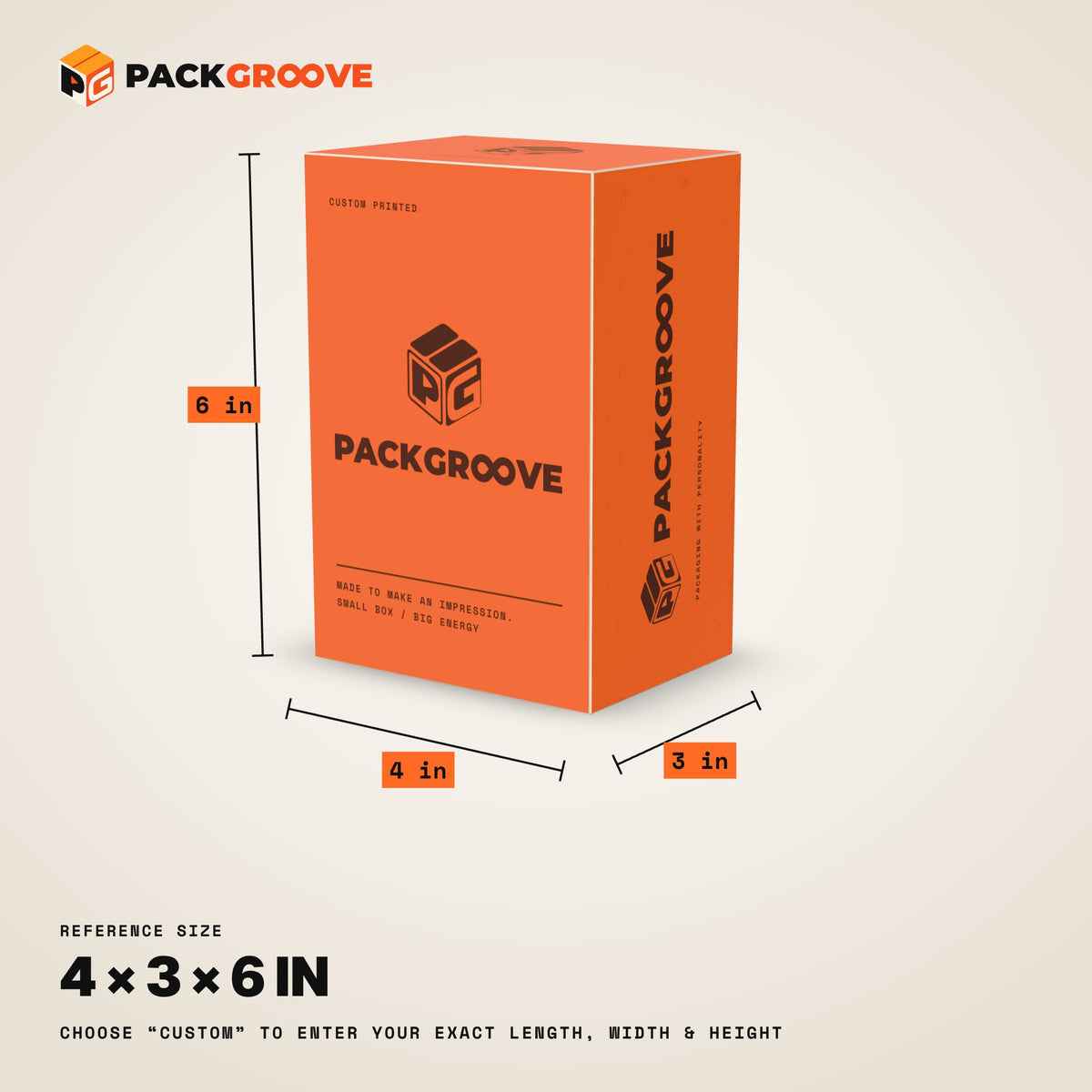 Custom Tea & Coffee Boxes – reference size dimensions