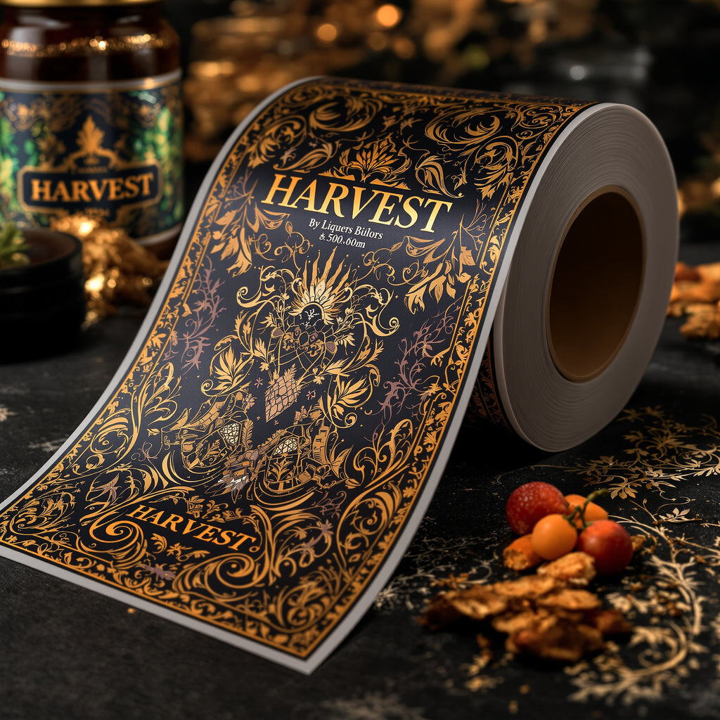 Roll Labels — luxury foil design example