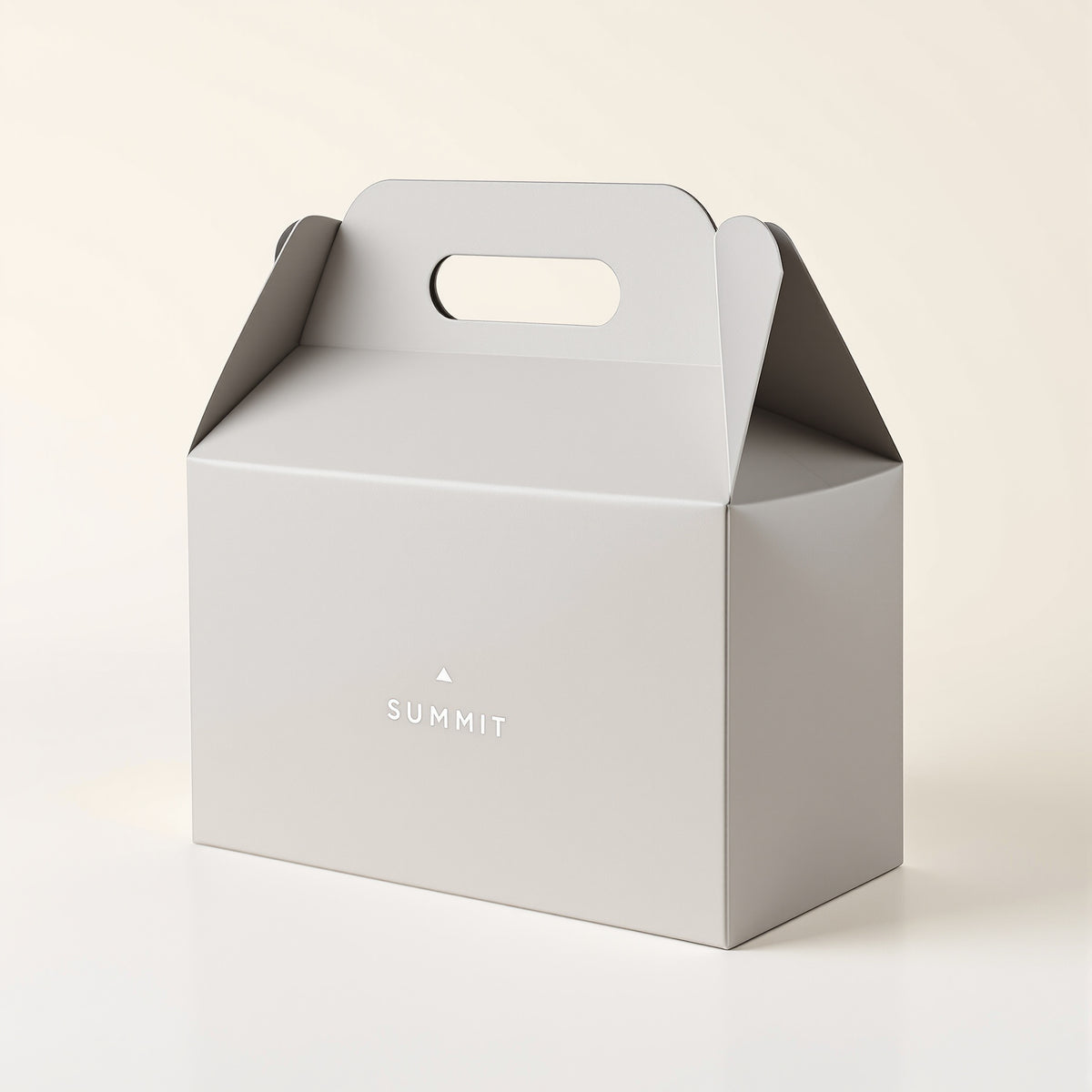 Custom Corporate Event Gable Boxes — minimal design example